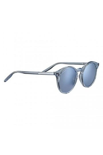 Serengeti Leonora Lunettes de Soleil, Bleu Shiny Crystal Ice Blue , M Mixte
