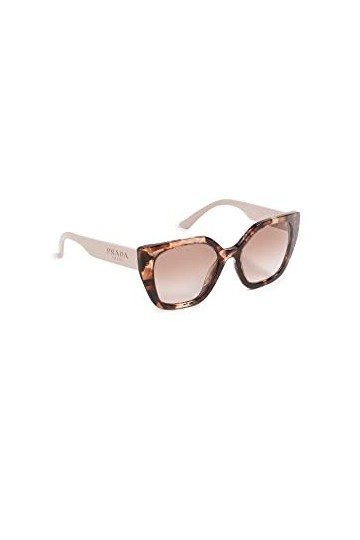 Prada 0pr 24xs Lunettes de Soleil, Caramel Tortoise/Brown Gradient, Taille Unique Mixte