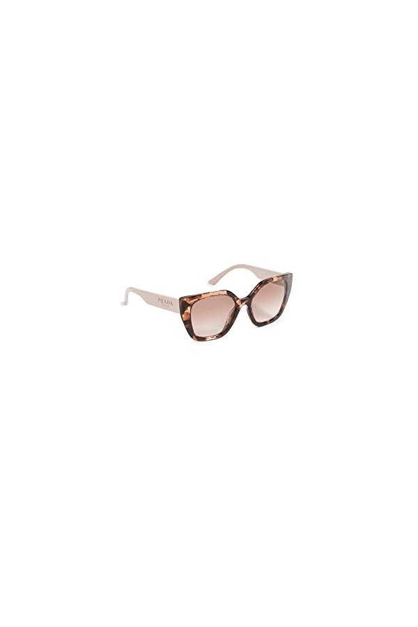 Prada 0pr 24xs Lunettes de Soleil, Caramel Tortoise/Brown Gradient, Taille Unique Mixte