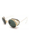 Chevignon Pearl Harbour C021 Lunettes de soleil vintage pour homme et femme Doré