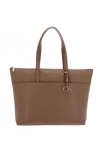 Calvin Klein CK Must Shopper LG W/Slip PKT Marron