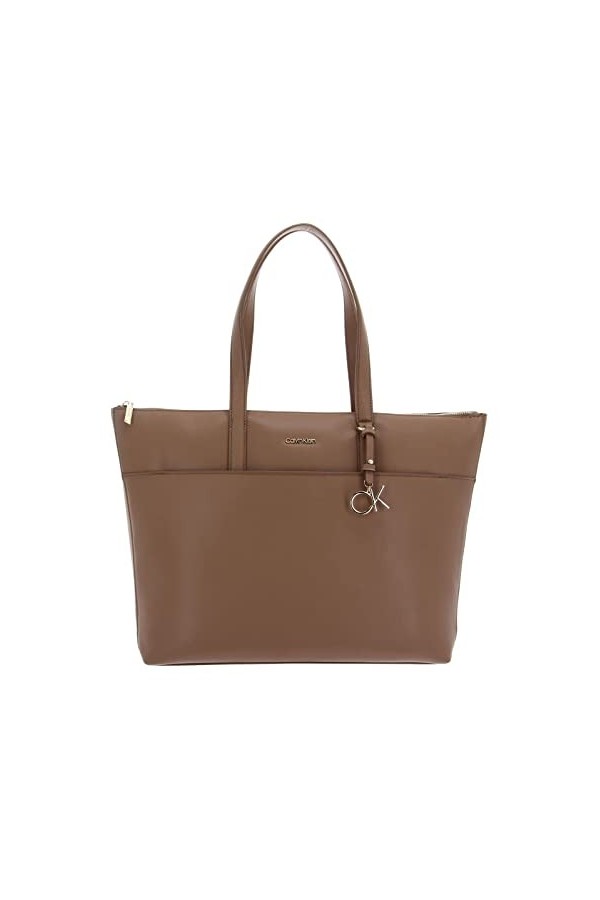 Calvin Klein CK Must Shopper LG W/Slip PKT Marron