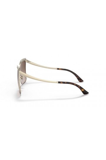 Bvlgari Mixte 0bv6179 55 278/13 Lunettes de Soleil, Doré pâle/Marron, Taille Unique
