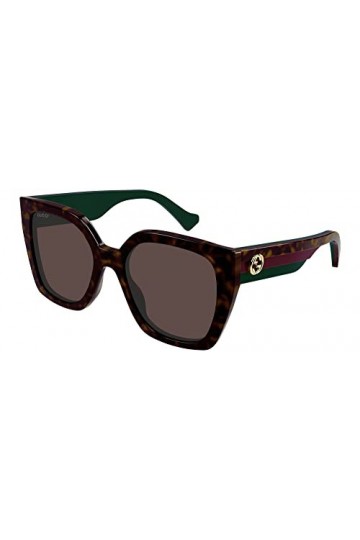 Gucci Lunettes de Soleil GG1300S Havana/Brown 55/19/145 femme