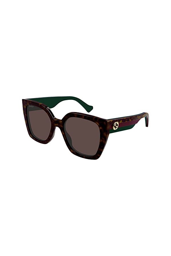 Gucci Lunettes de Soleil GG1300S Havana/Brown 55/19/145 femme
