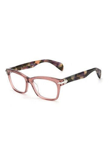 rag & bone Rnb3004 Lunettes de Soleil, Mauve Havana, 52 Femme