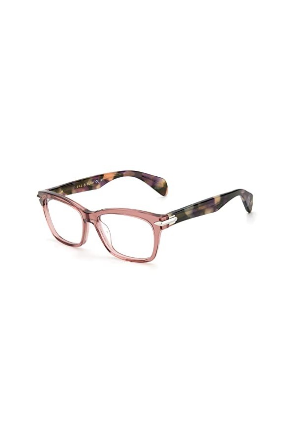 rag & bone Rnb3004 Lunettes de Soleil, Mauve Havana, 52 Femme