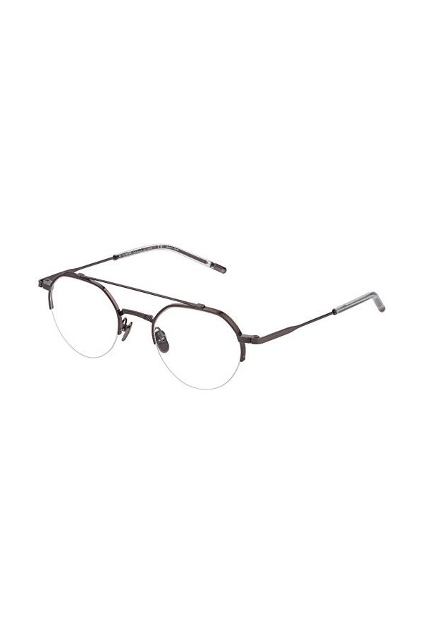 Lozza Vl2363 Lunettes de Soleil, Ruthénium, 49 cm Mixte