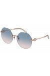 Tiffany & Co. Lunettes de Soleil TIFFANY T TF 3077 Rose Gold/Blue Pink Shaded 60/17/140 femme