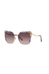 Bvlgari Mixte 0bv6179 55 201467 Lunettes de Soleil, Rose Gold Violet/Violet Shaded, Taille Unique