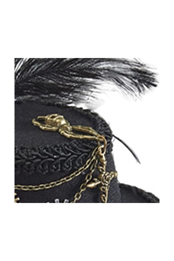 caoxhenr Chapeau haut-de-forme steampunk avec voile pour femme, chapeau steampunk magique, chapeau dHalloween, couvre-chef, 