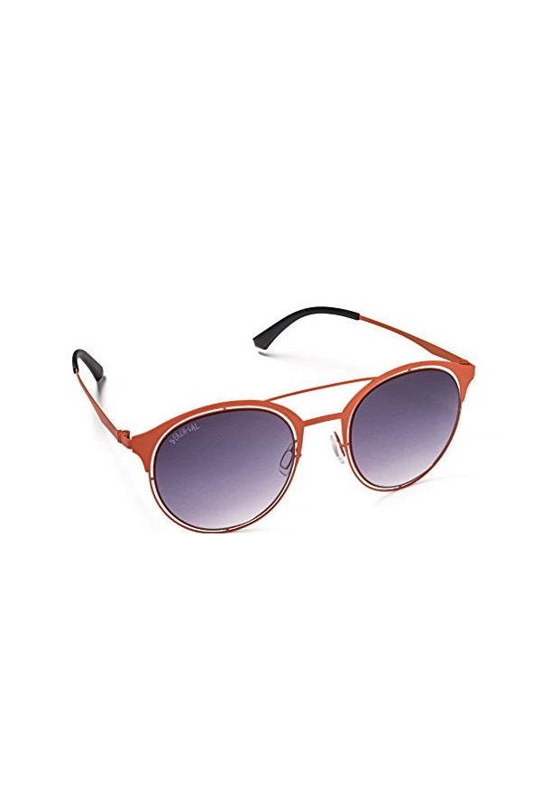 Beach Gal Lunettes de soleil pour femme Monture ronde Design élégant Léger Confortable, Orange Burnt Clay , Medium