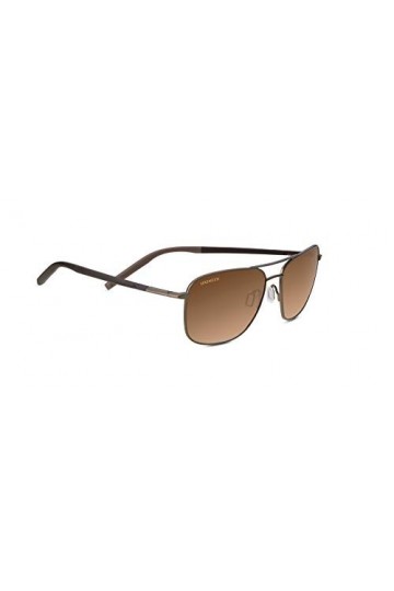 Serengeti Mixte SPELLO Lunettes de Soleil, Matte Espresso Dark Brown Chocolate Brown, M