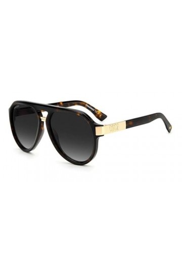 Dsquared D2 0030/s Sunglasses, 086/9O Havana, 57 Unisex