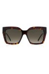 Jimmy Choo ELENI/G/S 086 53HA JC30 Ladies Havana Sunglasses. DefaultTitle