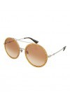 Gucci GG0061S 011 Montures de Lunettes, Gris 11/Brown , 56 Femme