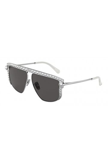 Dolce & Gabbana Lunettes de Soleil DG 2281B Silver/Grey 57/10/140 femme