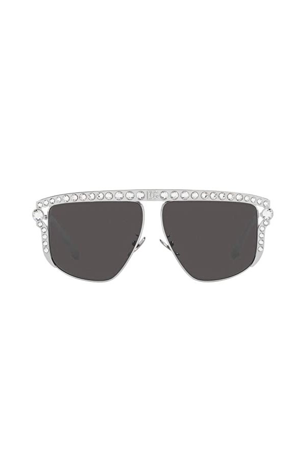 Dolce & Gabbana Lunettes de Soleil DG 2281B Silver/Grey 57/10/140 femme
