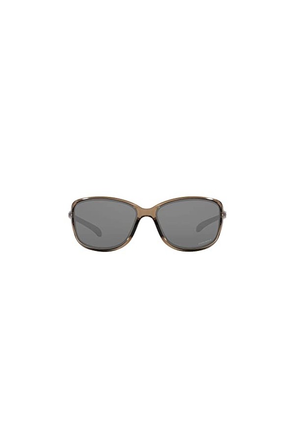 Oakley Lunettes de soleil rectangulaires Cohort Oo9301 pour femme, Marron fum /noir Prizm