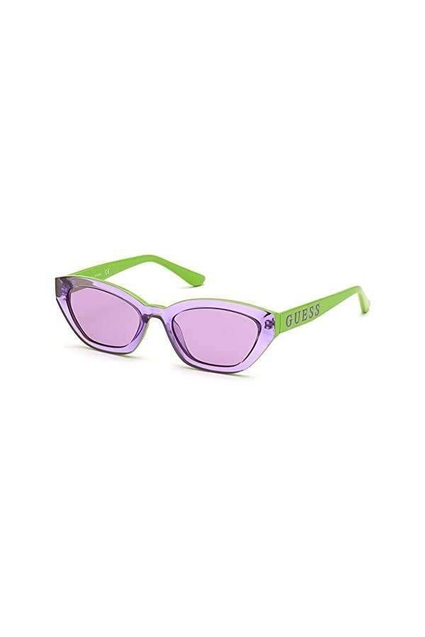 GUESS Femme 0 Lunettes de Soleil, Shiny Violet, 53