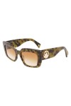 Lanvin LNV615S Sunglasses, Colour: 317 Green Havana, 55 Unisex