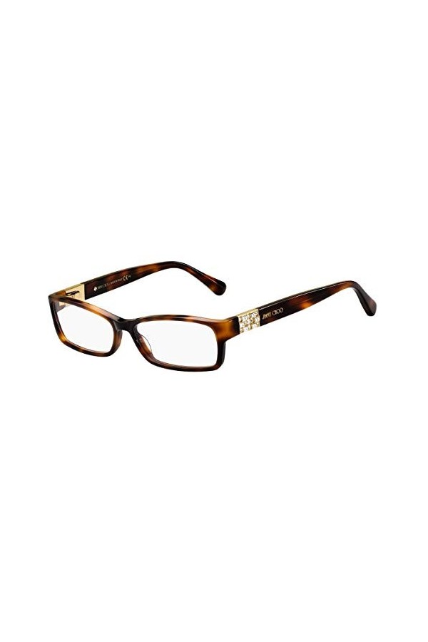 JIMMY CHOO JC41 Lunettes de Soleil, Dark Havana / 00 Demo Lente, 53 Femme