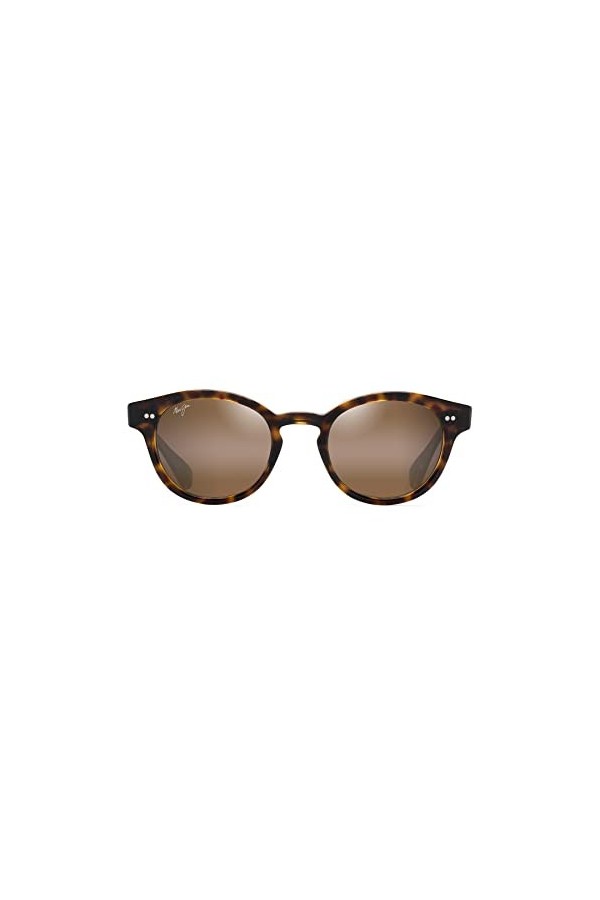 Maui Jim Lunettes de soleil unisexe Joy Ride avec verres polarisés brevetés plus 2, Tortue W/Cristal/Hcl Bronze Polarisé, Med