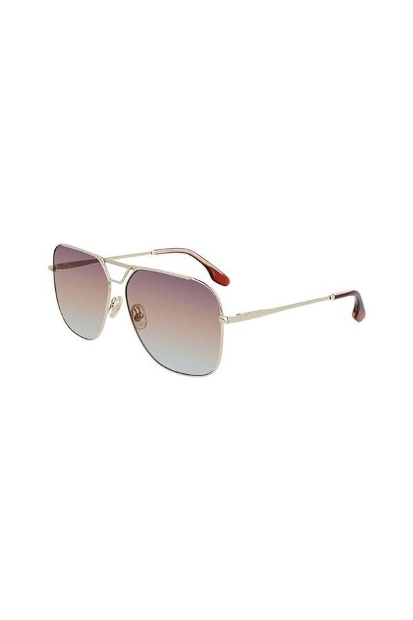 Victoria Beckham Vb217s 45979 Sunglasses, 728 Gold Purple Peach, 61 Unisex
