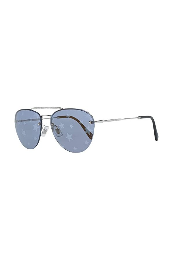 Miu Miu 0MU 54US Lunettes de Soleil, Plateado, 59 Femme