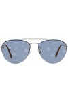Miu Miu 0MU 54US Lunettes de Soleil, Plateado, 59 Femme