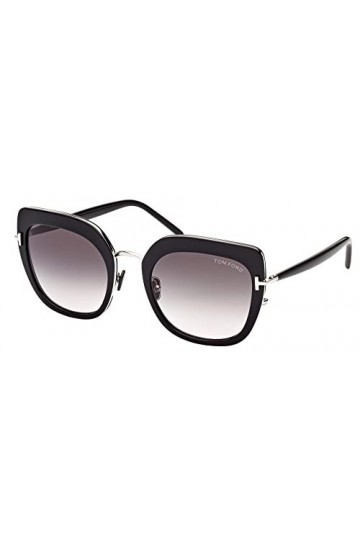 Tom Ford Lunettes de Soleil VIRGINIA FT 0945 Black/Smoke Shaded 55/23/140 femme