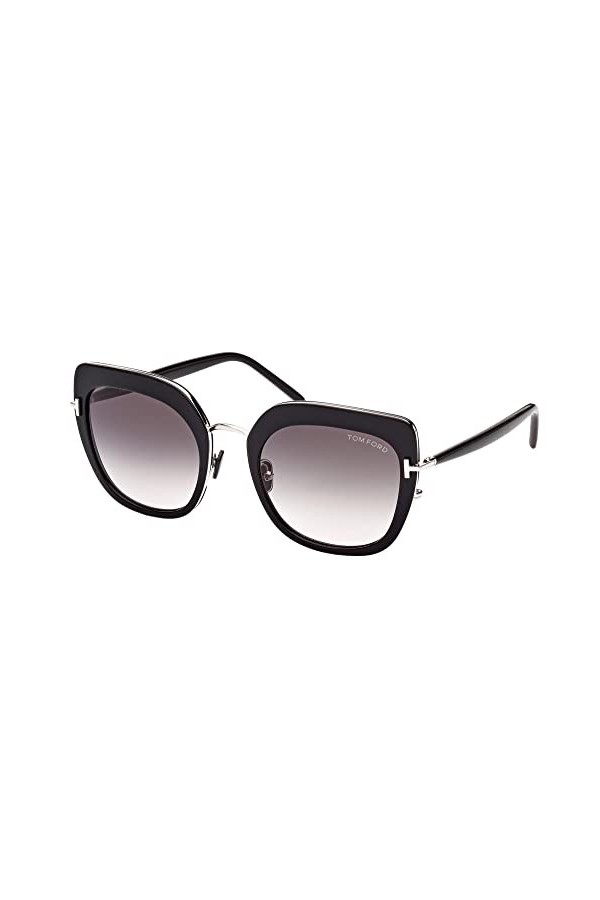 Tom Ford Lunettes de Soleil VIRGINIA FT 0945 Black/Smoke Shaded 55/23/140 femme