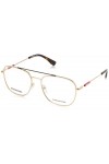 DSquared D2 0047 Lunettes de Soleil, Rhl/17 Or Noir, 56 cm Mixte