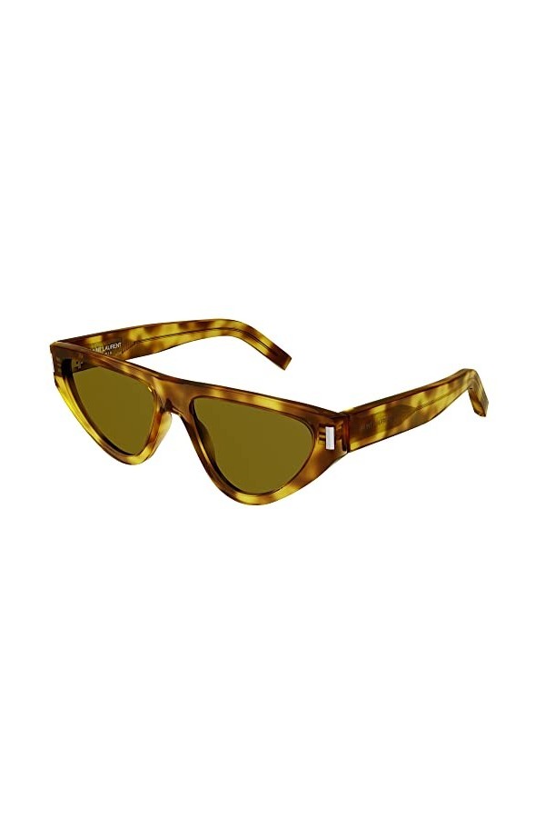 Saint Laurent Lunettes de Soleil SL 468 Blonde Havana/Yellow Brown 55/16/145 femme