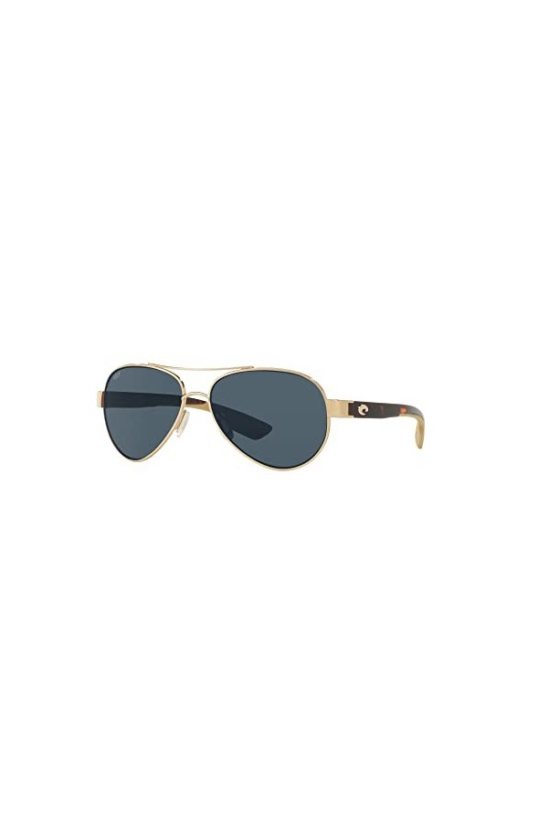 Costa Del Mar - Loreto - Rose Gold Frame- 580 Gray Poly Polarized Lenses