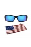 Oakley Gascan Sunglasses with Country Flag Microbag