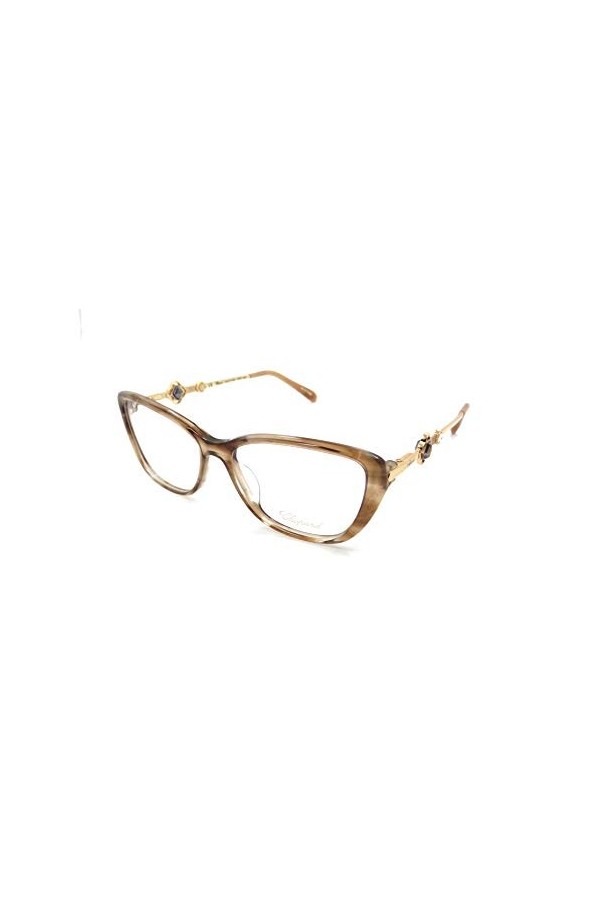 Chopard VCH224S540GGU Lunettes de Soleil, Shiny Mélange Brown, 54/15/135 Femme