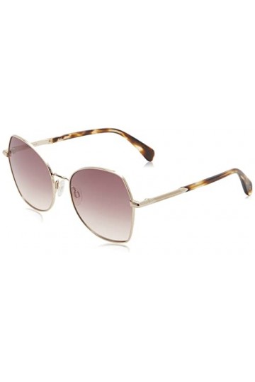 Rag&Bone Rnb1067/g/s Sunglasses, 06J/HA Gold Havana, 57 Unisex