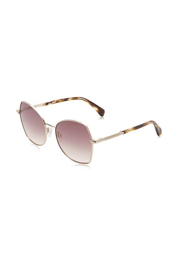 Rag&Bone Rnb1067/g/s Sunglasses, 06J/HA Gold Havana, 57 Unisex