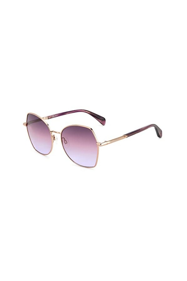 Rag&Bone Rnb1067/g/s Sunglasses, 06J/HA Gold Havana, 57 Unisex