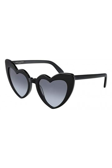 Saint Laurent Lunettes de Soleil LOULOU SL 181 Black/Blue Grey Shaded 54/21/145 femme