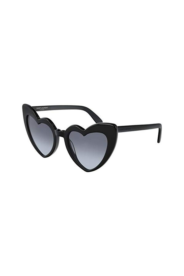 Saint Laurent Lunettes de Soleil LOULOU SL 181 Black/Blue Grey Shaded 54/21/145 femme