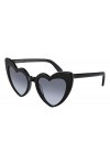 Saint Laurent Lunettes de Soleil LOULOU SL 181 Black/Blue Grey Shaded 54/21/145 femme