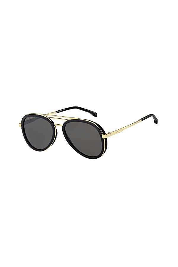 BOSS Homme 1254/S Lunettes de Soleil, Noir, Taille Unique