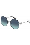 Tiffany & Co. Lunettes de Soleil TIFFANY T TF 3077 Silver/Blue Shaded 60/17/140 femme
