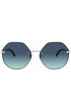 Tiffany & Co. Lunettes de Soleil TIFFANY T TF 3077 Silver/Blue Shaded 60/17/140 femme