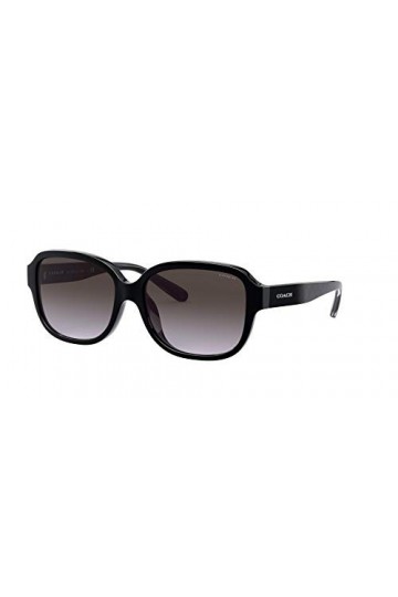 Coach Lunettes de Soleil HC 8298U Black/Grey Shaded 57/16/140 femme