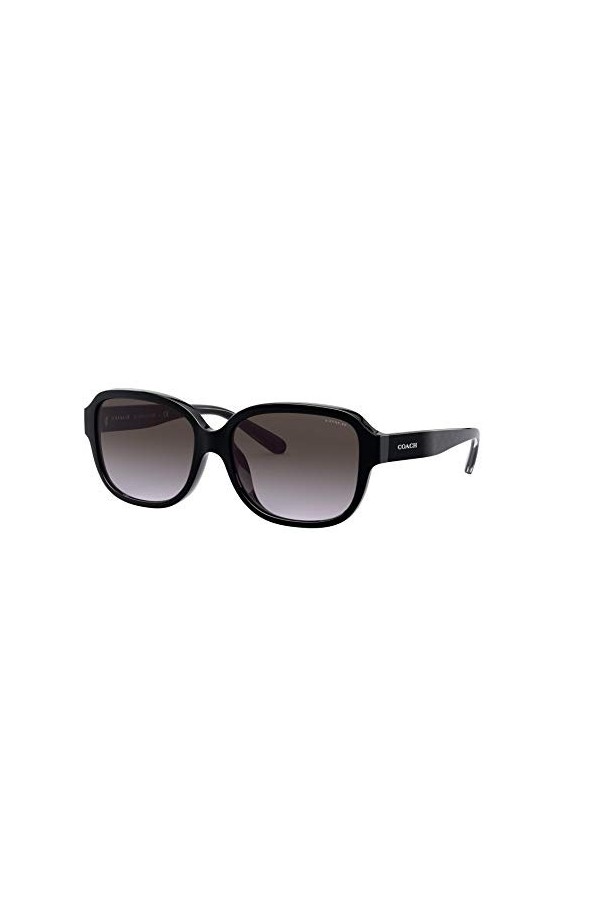 Coach Lunettes de Soleil HC 8298U Black/Grey Shaded 57/16/140 femme