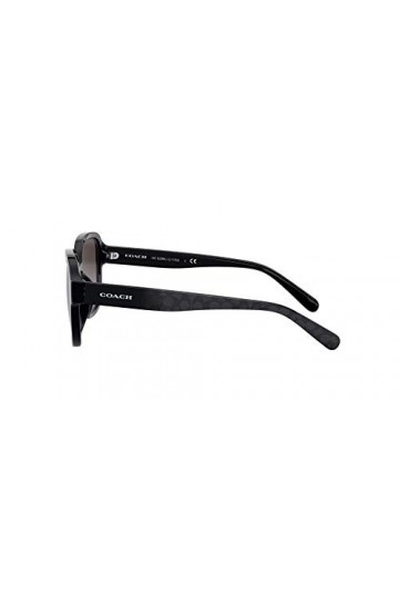 Coach Lunettes de Soleil HC 8298U Black/Grey Shaded 57/16/140 femme