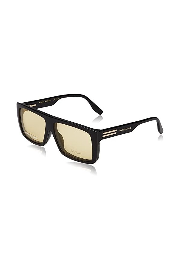 Marc Jacobs Marc 672/cs Sunglasses, 71C/Ho Black Yellow, 58 Unisex